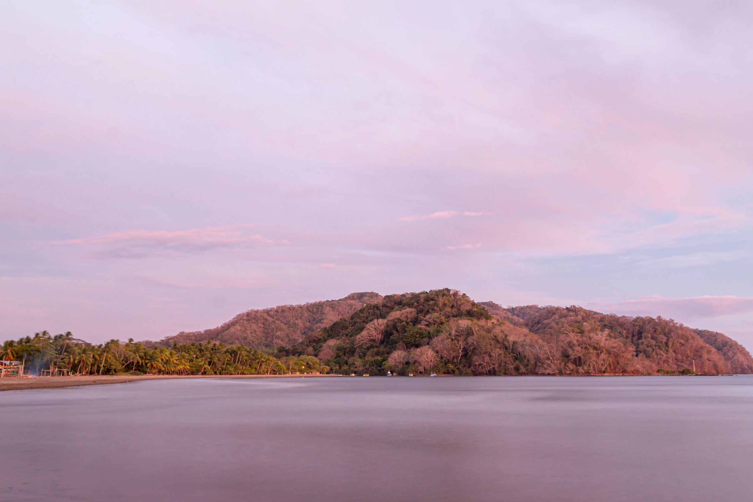 Ocean-view balcony at sunset in Costa Rica