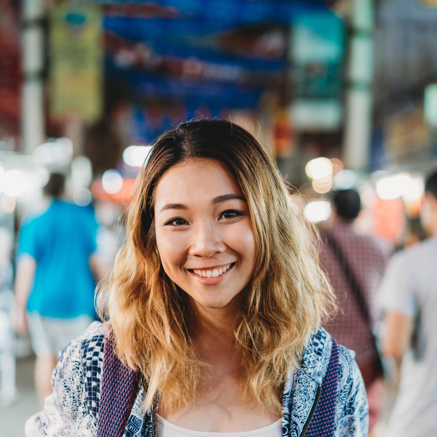 Portrait of a smiling guest